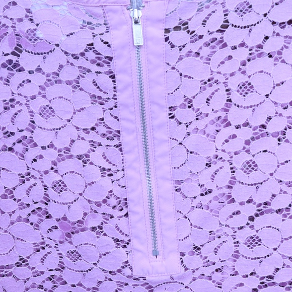 Pink Lace Liz Claiborne cap sleeve top - Picture 2 of 5